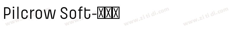 Pilcrow Soft字体转换